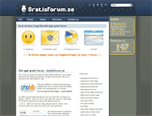 Tablet Screenshot of gratisforum.se